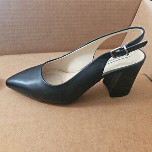 Black Heels with Ankle Strap